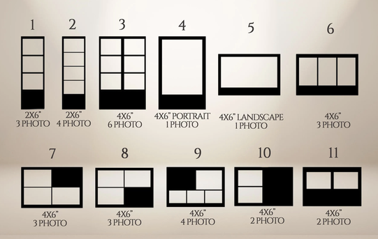 Photo layout options